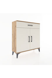 Arges Şifonyer 2 Raflı Tek Çekmeceli 2 Kapaklı 88x30x96 - S04M059V7A