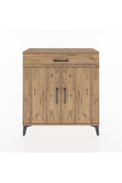 Arges Şifonyer 2 Raflı Tek Çekmeceli 2 Kapaklı 88x30x96 - S04M059V9A