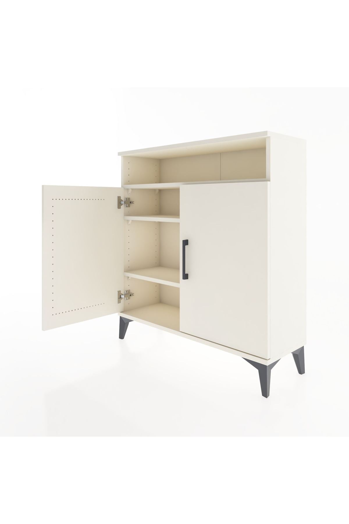 Arges Şifonyer 3 Raflı 2 Kapaklı 88x30x96 - S04M061V1A