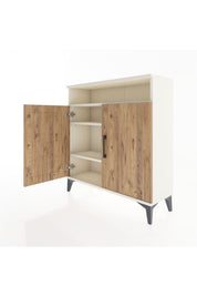 Arges Şifonyer 3 Raflı 2 Kapaklı 88x30x96 - S04M061V3A