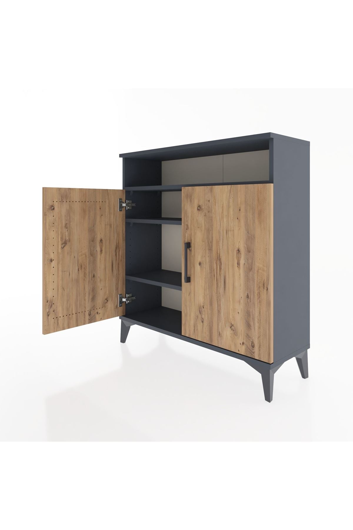 Arges Şifonyer 3 Raflı 2 Kapaklı 88x30x96 - S04M061V6A
