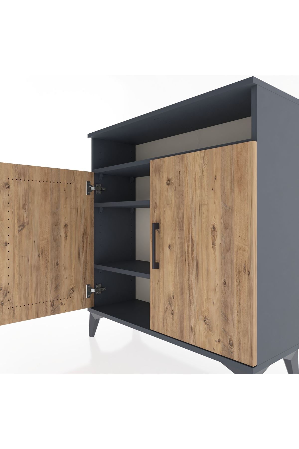 Arges Şifonyer 3 Raflı 2 Kapaklı 88x30x96 - S04M061V6A