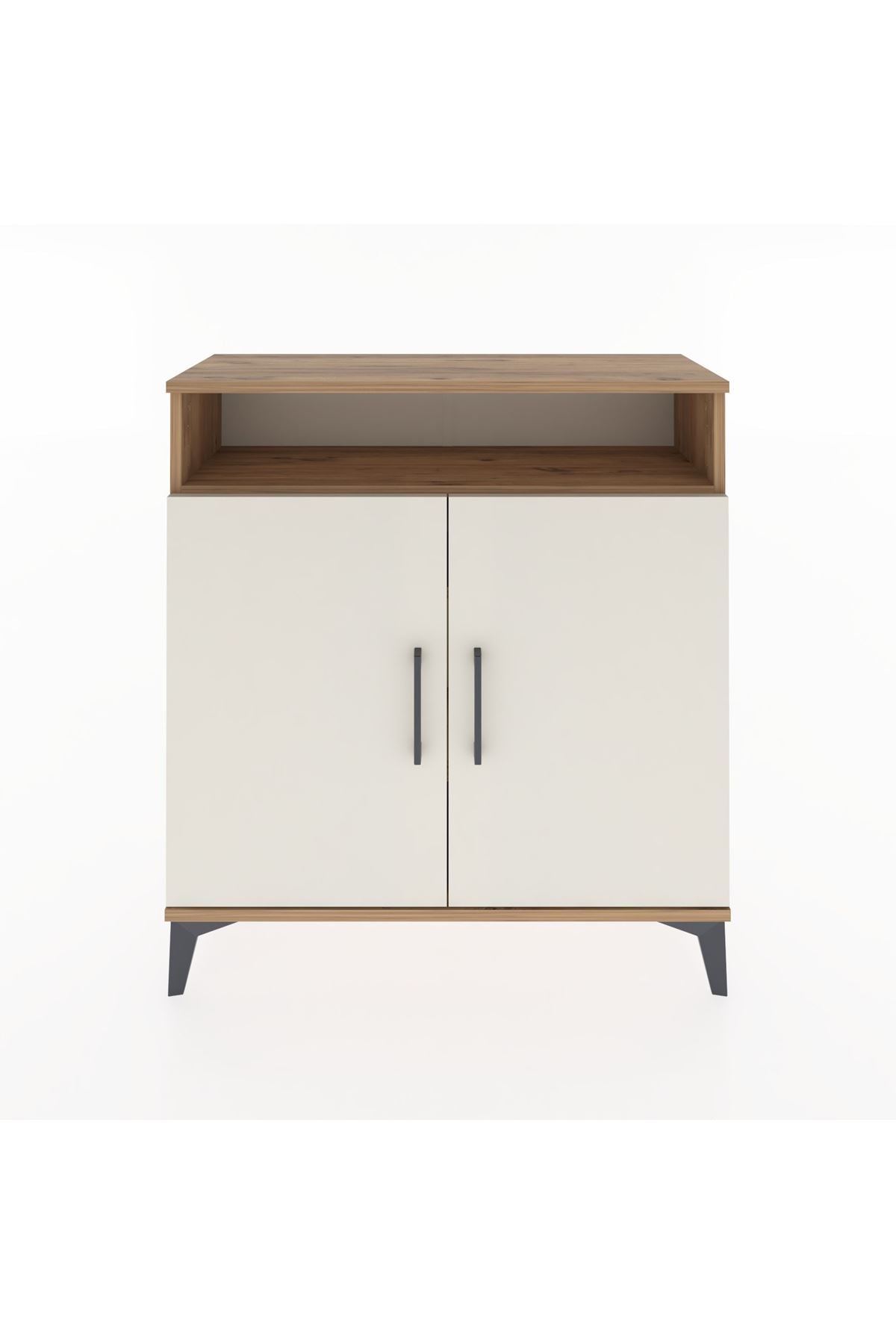 Arges Şifonyer 3 Raflı 2 Kapaklı 88x30x96 - S04M061V7A