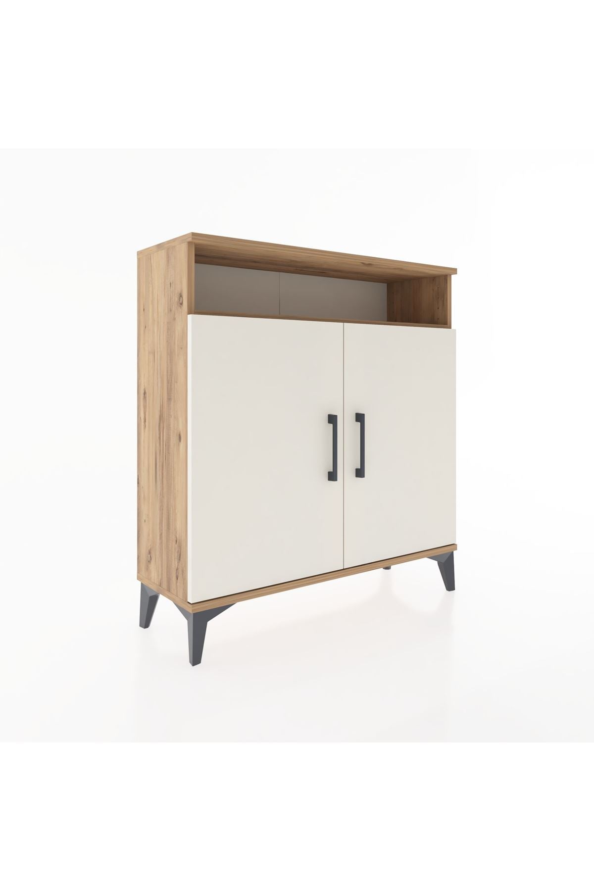 Arges Şifonyer 3 Raflı 2 Kapaklı 88x30x96 - S04M061V7A