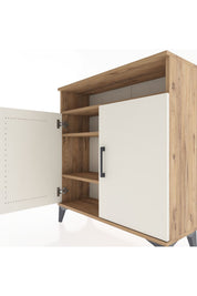 Arges Şifonyer 3 Raflı 2 Kapaklı 88x30x96 - S04M061V7A