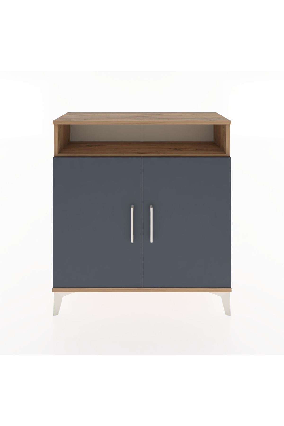 Arges Şifonyer 3 Raflı 2 Kapaklı 88x30x96 - S04M061V8A