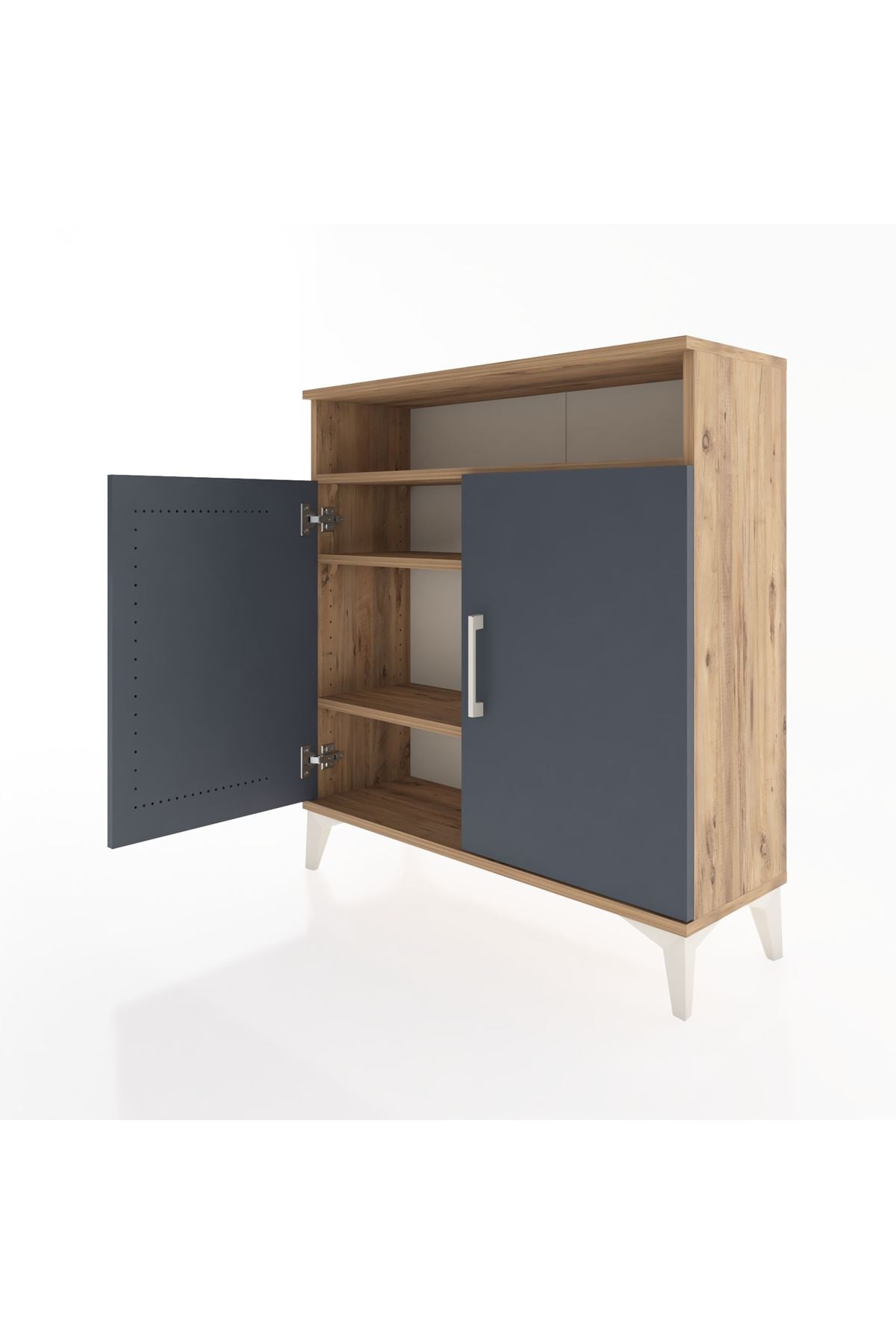 Arges Şifonyer 3 Raflı 2 Kapaklı 88x30x96 - S04M061V8A