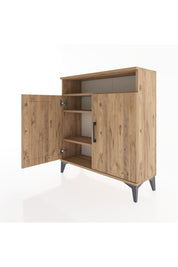Arges Şifonyer 3 Raflı 2 Kapaklı 88x30x96 - S04M061V9A