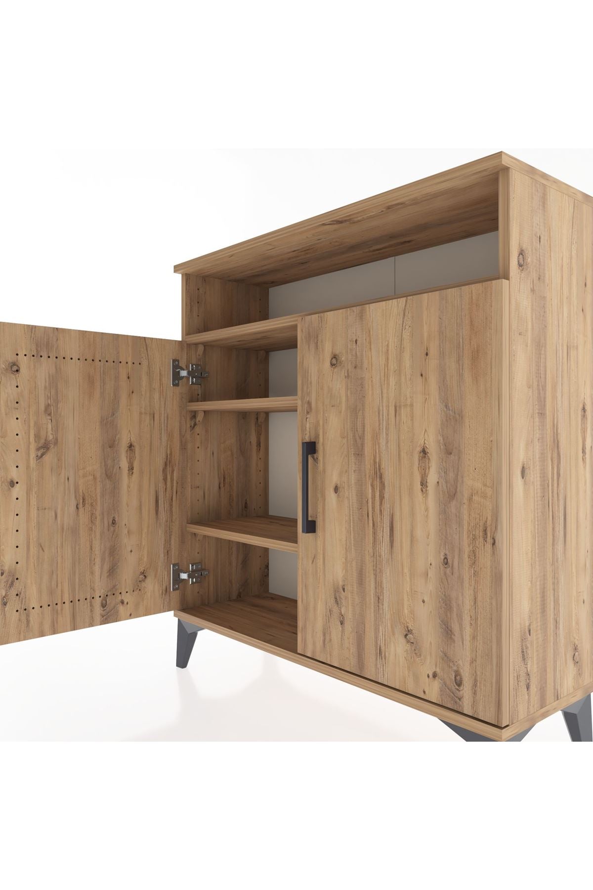 Arges Şifonyer 3 Raflı 2 Kapaklı 88x30x96 - S04M061V9A