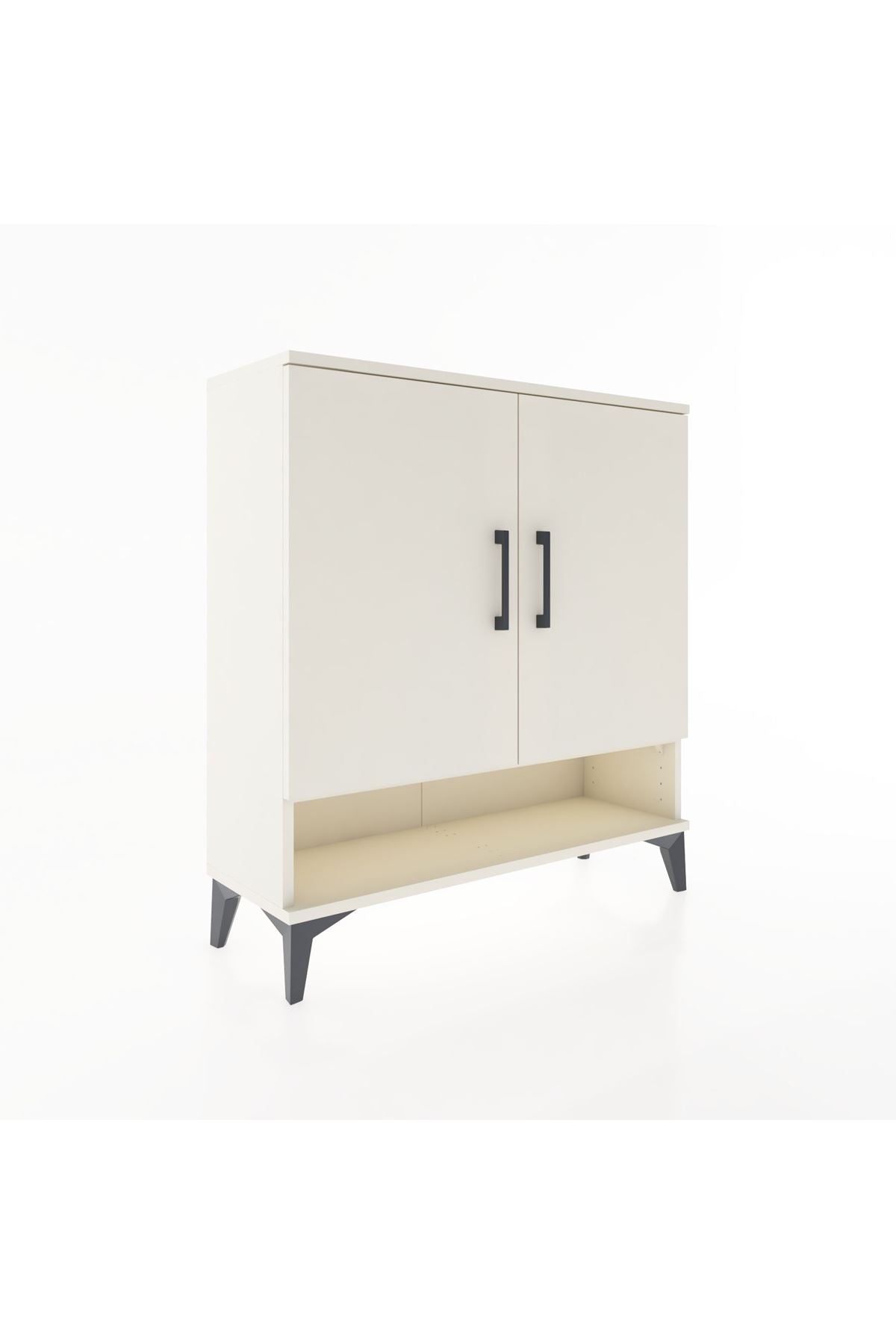 Arges Şifonyer 3 Raflı 2 Kapaklı 88x30x96 - S04M062V1A