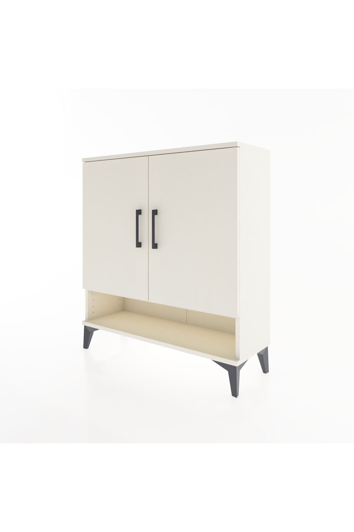 Arges Şifonyer 3 Raflı 2 Kapaklı 88x30x96 - S04M062V1A