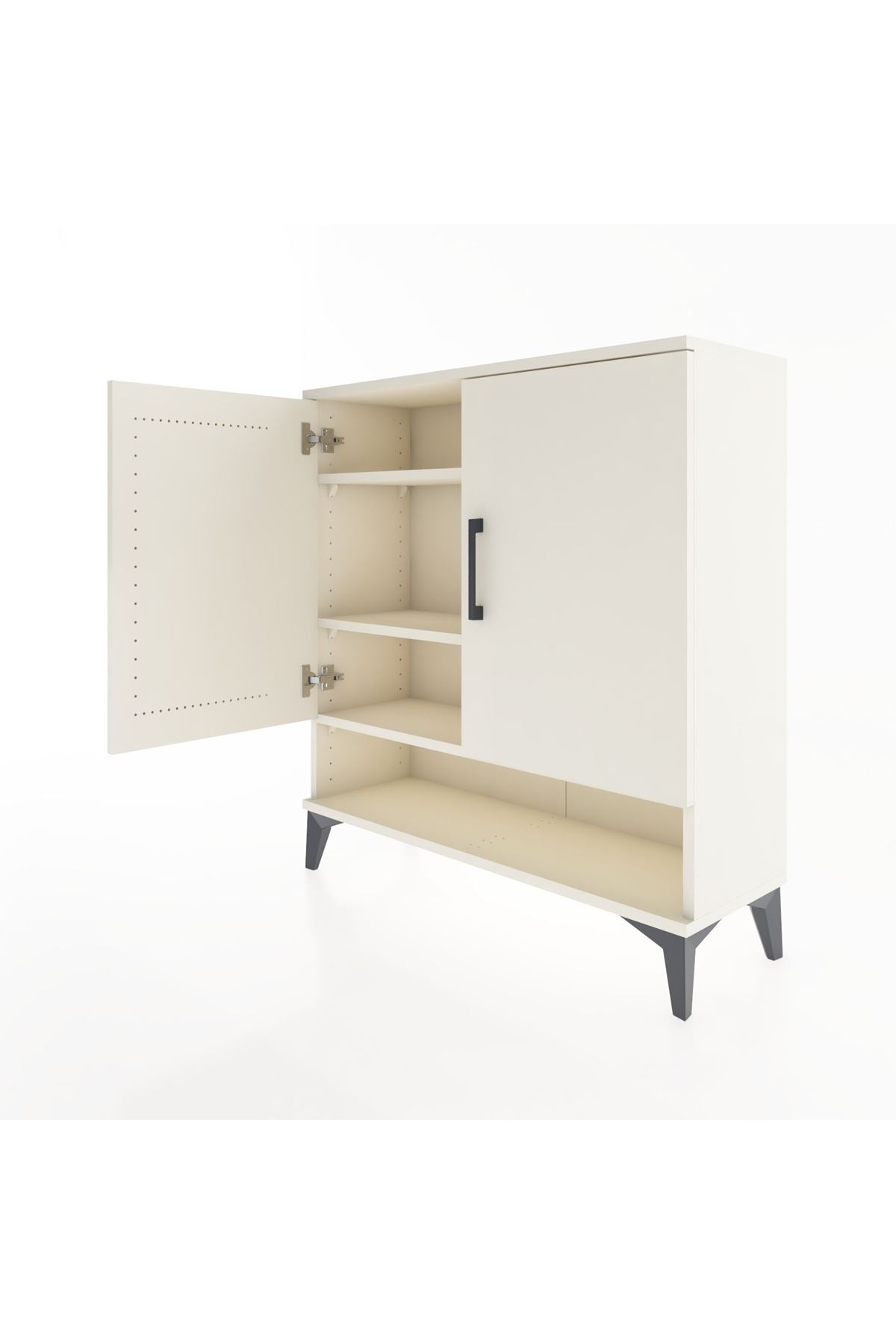 Arges Şifonyer 3 Raflı 2 Kapaklı 88x30x96 - S04M062V1A