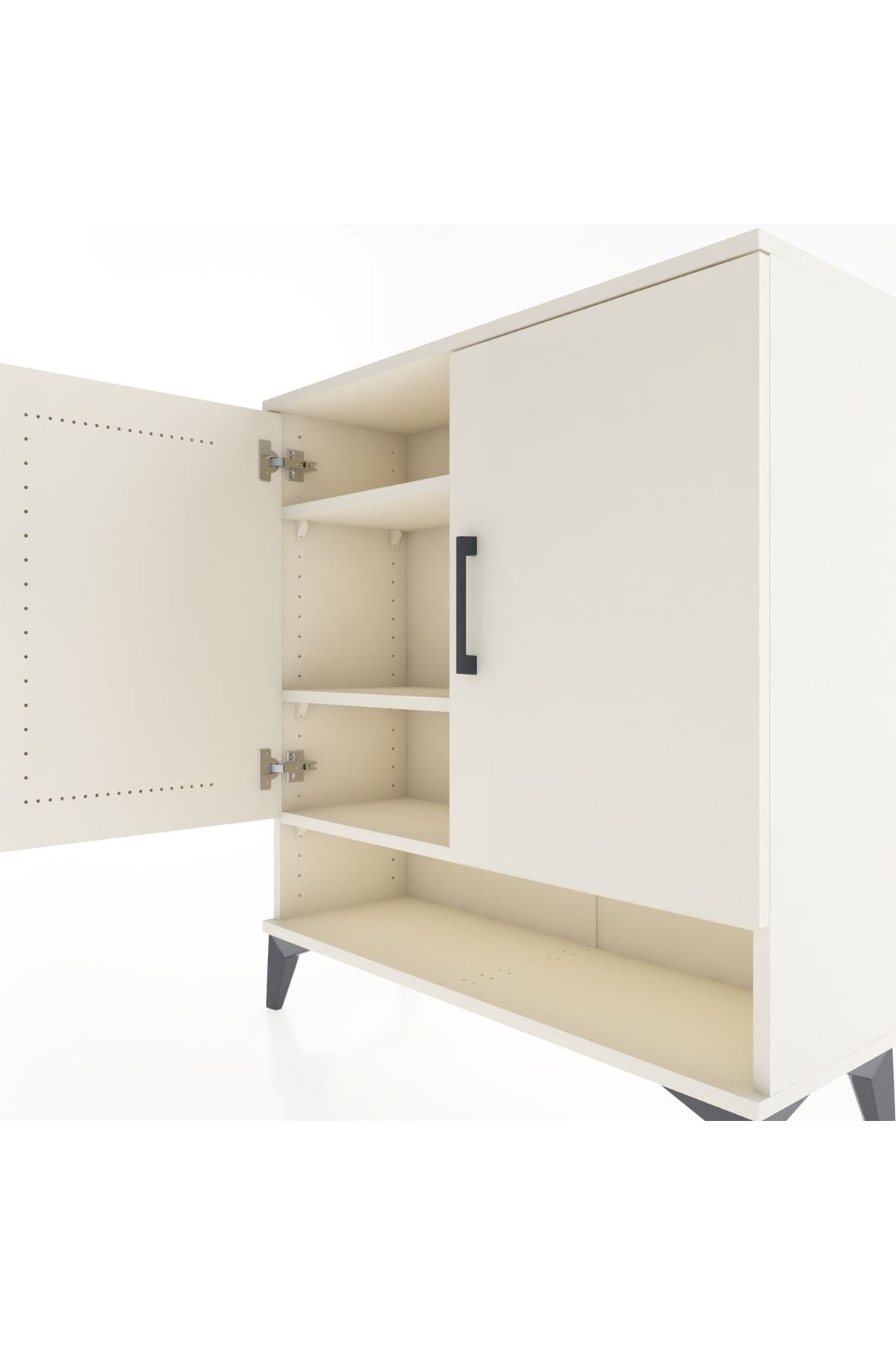 Arges Şifonyer 3 Raflı 2 Kapaklı 88x30x96 - S04M062V1A