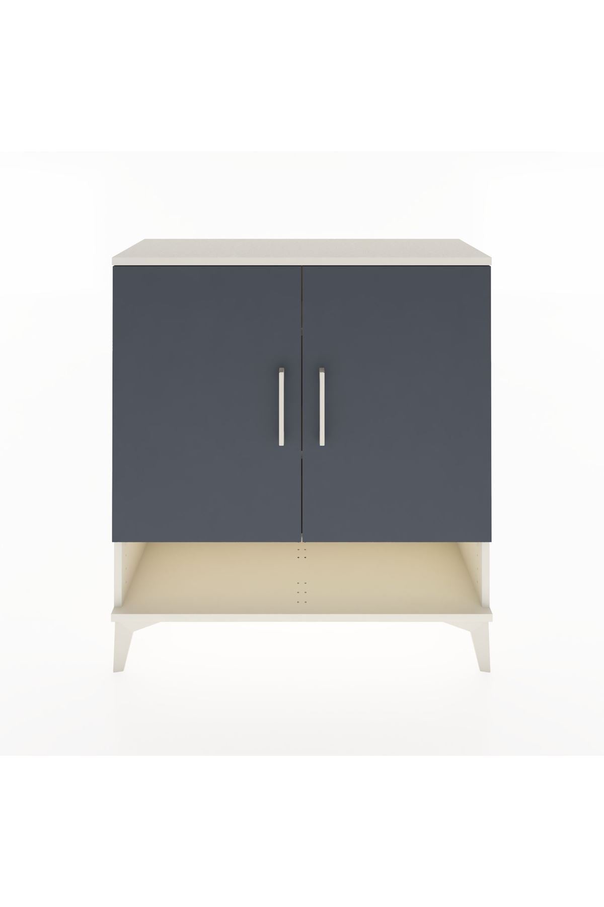 Arges Şifonyer 3 Raflı 2 Kapaklı 88x30x96 - S04M062V2A