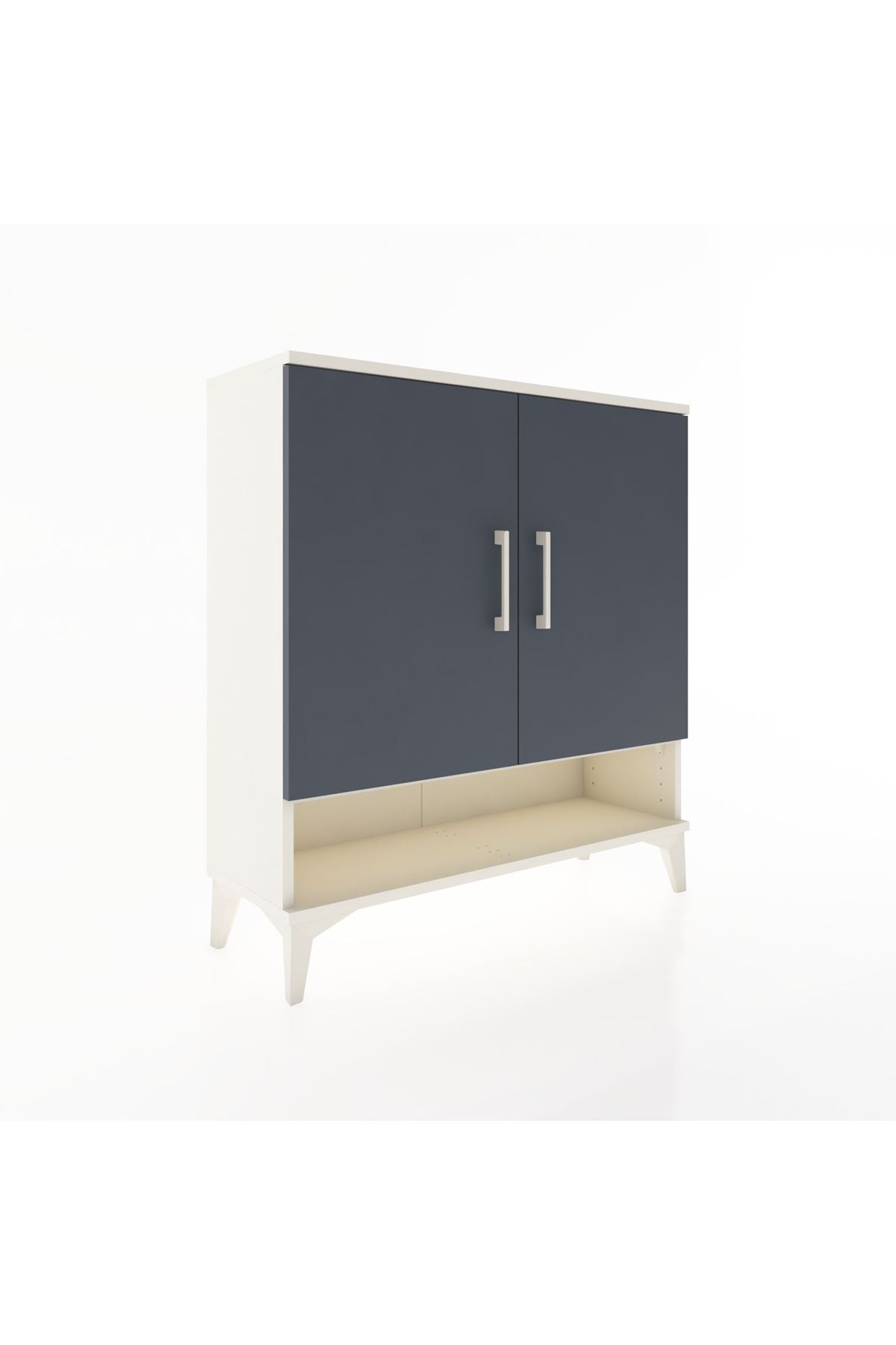 Arges Şifonyer 3 Raflı 2 Kapaklı 88x30x96 - S04M062V2A