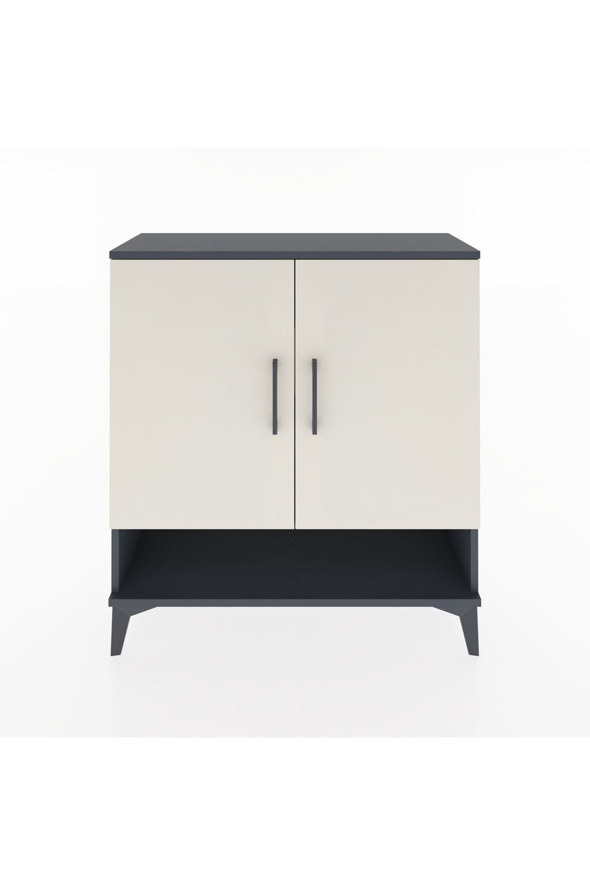 Arges Şifonyer 3 Raflı 2 Kapaklı 88x30x96 - S04M062V4A