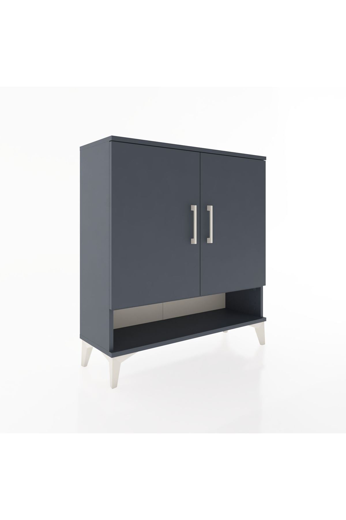 Arges Şifonyer 3 Raflı 2 Kapaklı 88x30x96 - S04M062V5A