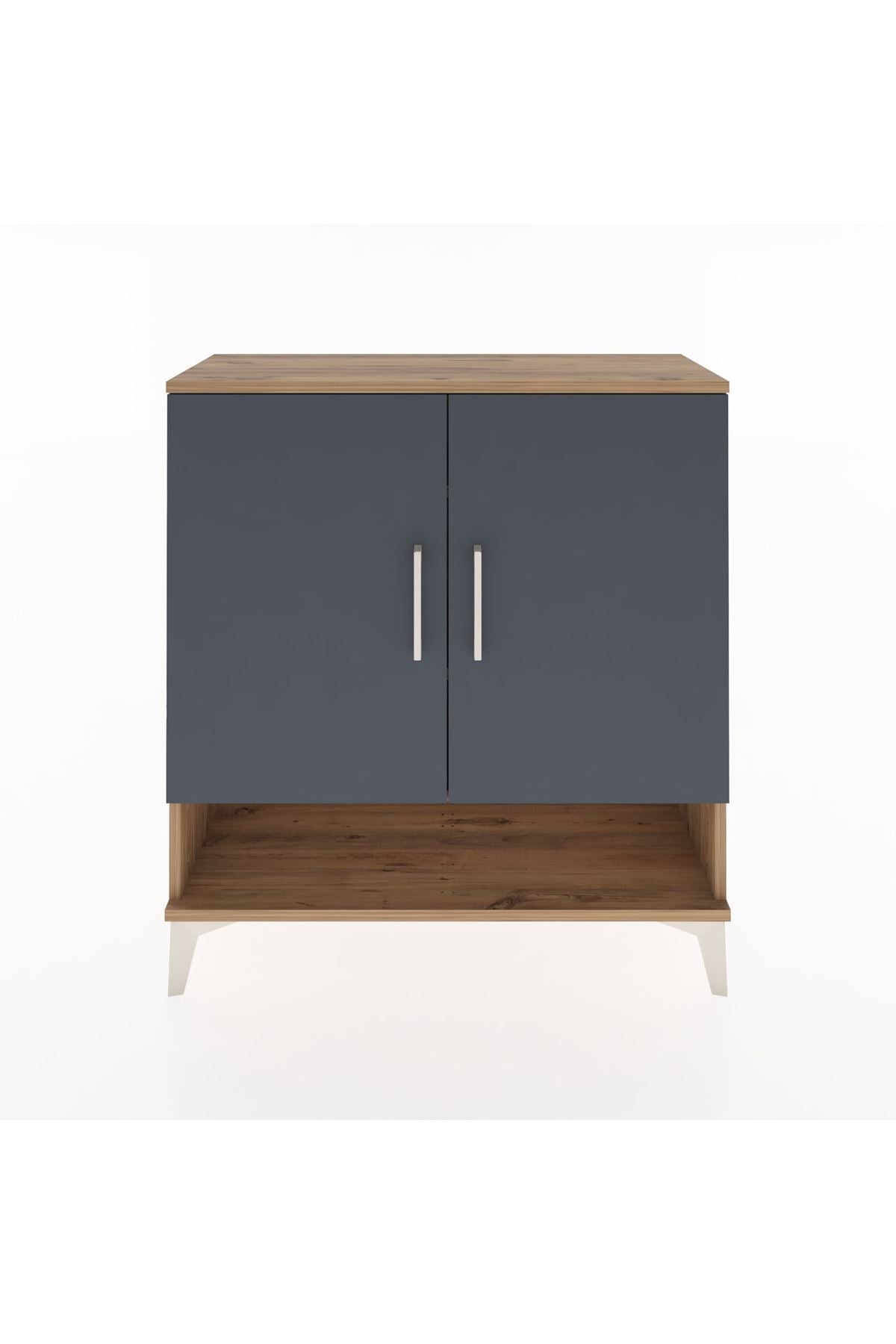 Arges Şifonyer 3 Raflı 2 Kapaklı 88x30x96 - S04M062V8A