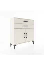 Arges Şifonyer Tek Raflı 2 Çekmeceli 2 Kapaklı 88x30x96 - S04M063V1A