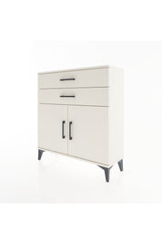 Arges Şifonyer Tek Raflı 2 Çekmeceli 2 Kapaklı 88x30x96 - S04M063V1A