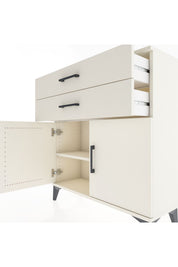 Arges Şifonyer Tek Raflı 2 Çekmeceli 2 Kapaklı 88x30x96 - S04M063V1A