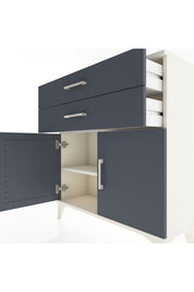 Arges Şifonyer Tek Raflı 2 Çekmeceli 2 Kapaklı 88x30x96 - S04M063V2A