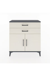 Arges Şifonyer Tek Raflı 2 Çekmeceli 2 Kapaklı 88x30x96 - S04M063V4A