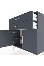 Arges Şifonyer Tek Raflı 2 Çekmeceli 2 Kapaklı 88x30x96 - S04M063V5A