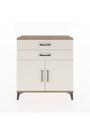 Arges Şifonyer Tek Raflı 2 Çekmeceli 2 Kapaklı 88x30x96 - S04M063V7A