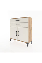Arges Şifonyer Tek Raflı 2 Çekmeceli 2 Kapaklı 88x30x96 - S04M063V7A