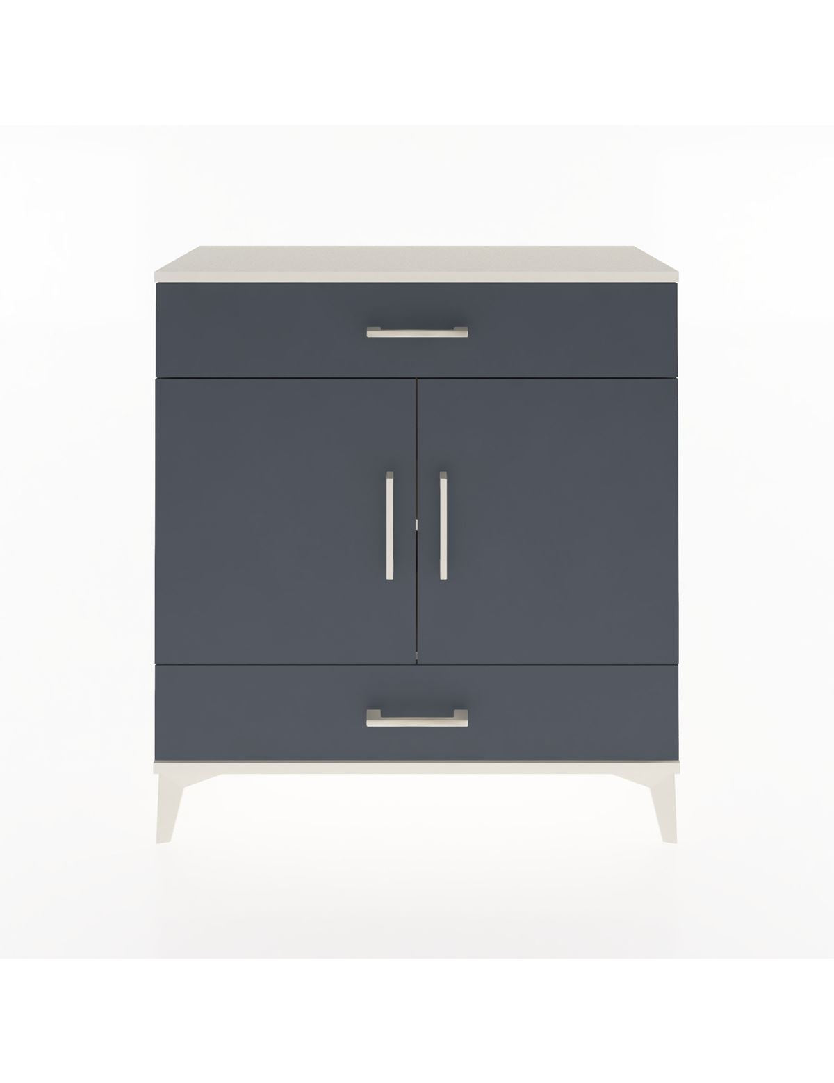 Arges Şifonyer 2 Raflı 2 Çekmeceli 2 Kapaklı 88x30x96 - S04M064V2A
