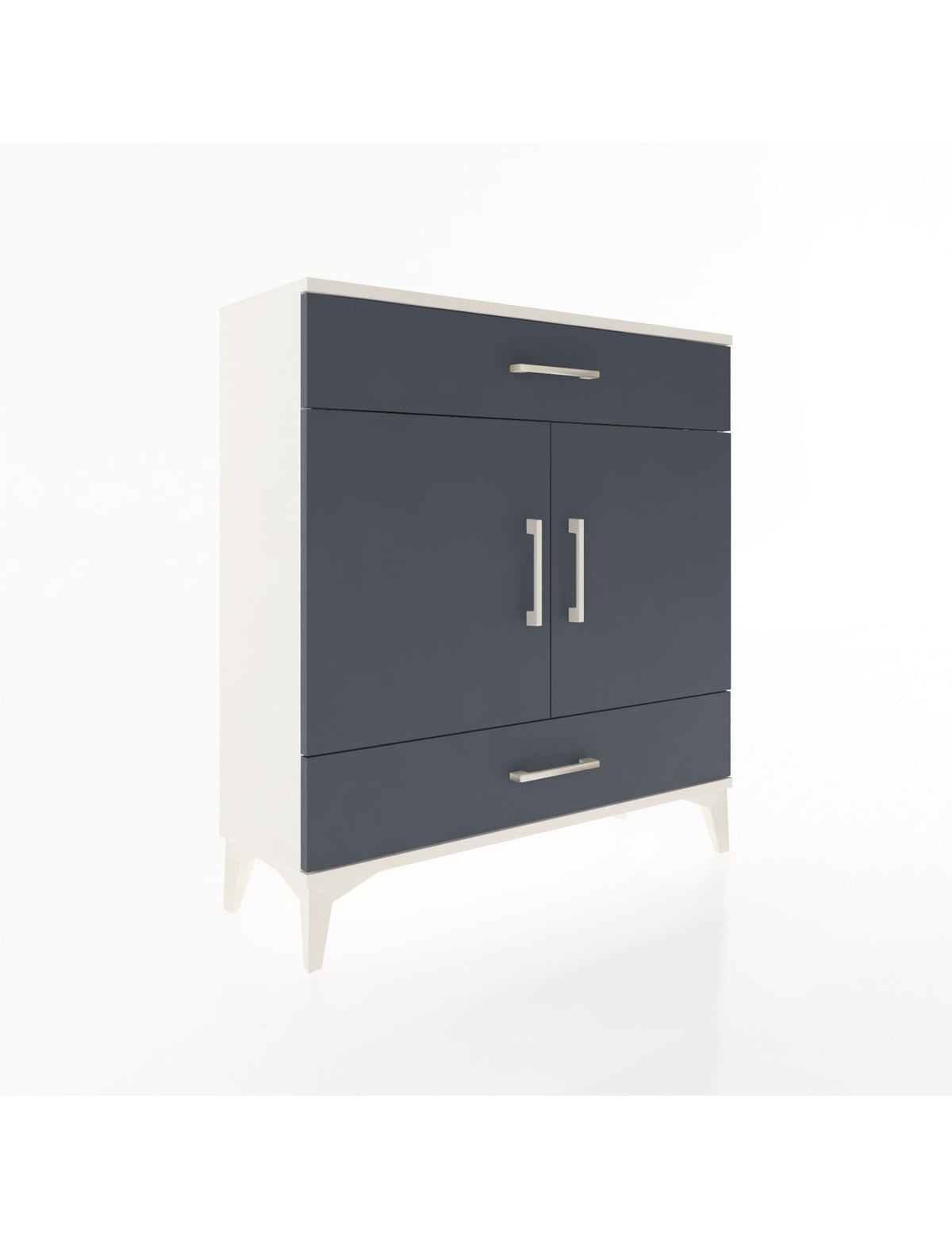 Arges Şifonyer 2 Raflı 2 Çekmeceli 2 Kapaklı 88x30x96 - S04M064V2A