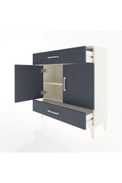 Arges Şifonyer 2 Raflı 2 Çekmeceli 2 Kapaklı 88x30x96 - S04M064V2A