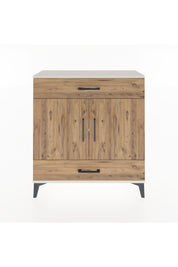 Arges Şifonyer 2 Raflı 2 Çekmeceli 2 Kapaklı 88x30x96 - S04M064V3A
