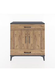 Arges Şifonyer 2 Raflı 2 Çekmeceli 2 Kapaklı 88x30x96 - S04M064V6A