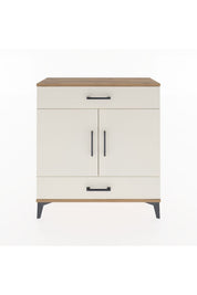 Arges Şifonyer 2 Raflı 2 Çekmeceli 2 Kapaklı 88x30x96 - S04M064V7A