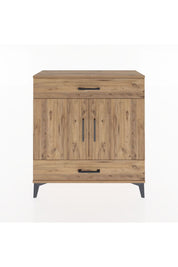 Arges Şifonyer 2 Raflı 2 Çekmeceli 2 Kapaklı 88x30x96 - S04M064V9A
