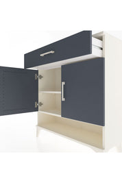Arges Şifonyer 2 Raflı Tek Çekmeceli 2 Kapaklı 88x30x96 - S04M065V2A