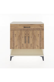 Arges Şifonyer 2 Raflı Tek Çekmeceli 2 Kapaklı 88x30x96 - S04M065V3A