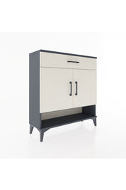Arges Şifonyer 2 Raflı Tek Çekmeceli 2 Kapaklı 88x30x96 - S04M065V4A
