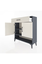 Arges Şifonyer 2 Raflı Tek Çekmeceli 2 Kapaklı 88x30x96 - S04M065V4A
