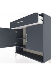 Arges Şifonyer 2 Raflı Tek Çekmeceli 2 Kapaklı 88x30x96 - S04M065V5A