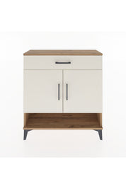 Arges Şifonyer 2 Raflı Tek Çekmeceli 2 Kapaklı 88x30x96 - S04M065V7A