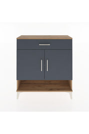Arges Şifonyer 2 Raflı Tek Çekmeceli 2 Kapaklı 88x30x96 - S04M065V8A