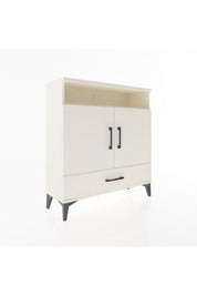 Arges Şifonyer 3 Raflı Tek Çekmeceli 2 Kapaklı 88x30x96 - S04M066V1A