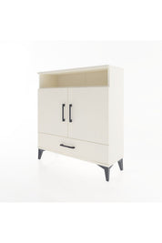 Arges Şifonyer 3 Raflı Tek Çekmeceli 2 Kapaklı 88x30x96 - S04M066V1A