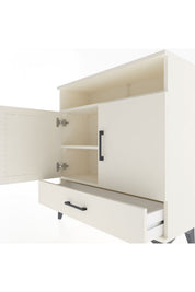 Arges Şifonyer 3 Raflı Tek Çekmeceli 2 Kapaklı 88x30x96 - S04M066V1A