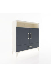 Arges Şifonyer 3 Raflı Tek Çekmeceli 2 Kapaklı 88x30x96 - S04M066V2A