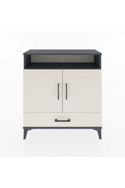 Arges Şifonyer 3 Raflı Tek Çekmeceli 2 Kapaklı 88x30x96 - S04M066V4A