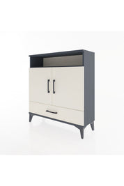 Arges Şifonyer 3 Raflı Tek Çekmeceli 2 Kapaklı 88x30x96 - S04M066V4A
